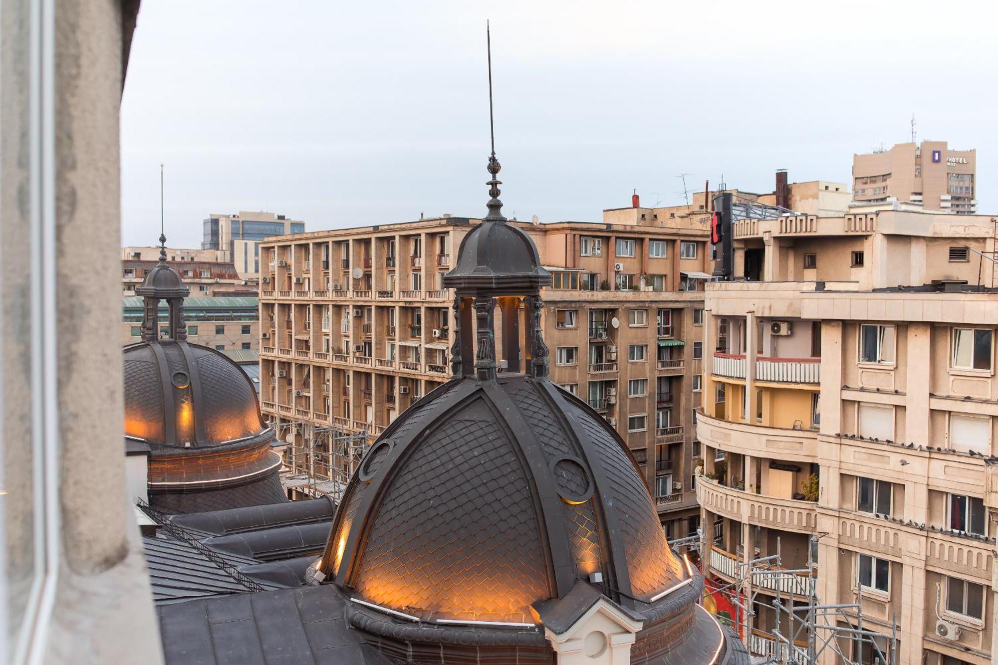 Royalty Apt With City Views On Calea Victoriei Bukarest Exterior foto