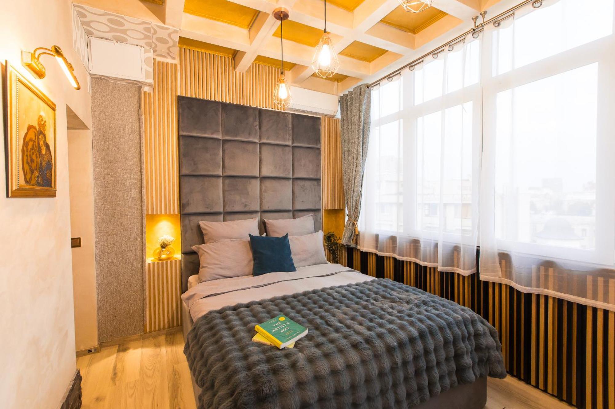 Royalty Apt With City Views On Calea Victoriei Bukarest Exterior foto