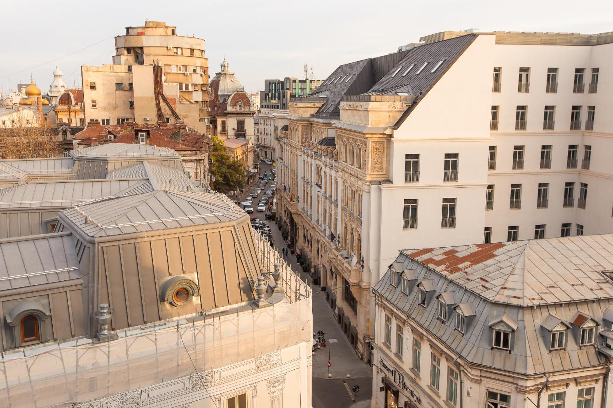Royalty Apt With City Views On Calea Victoriei Bukarest Exterior foto