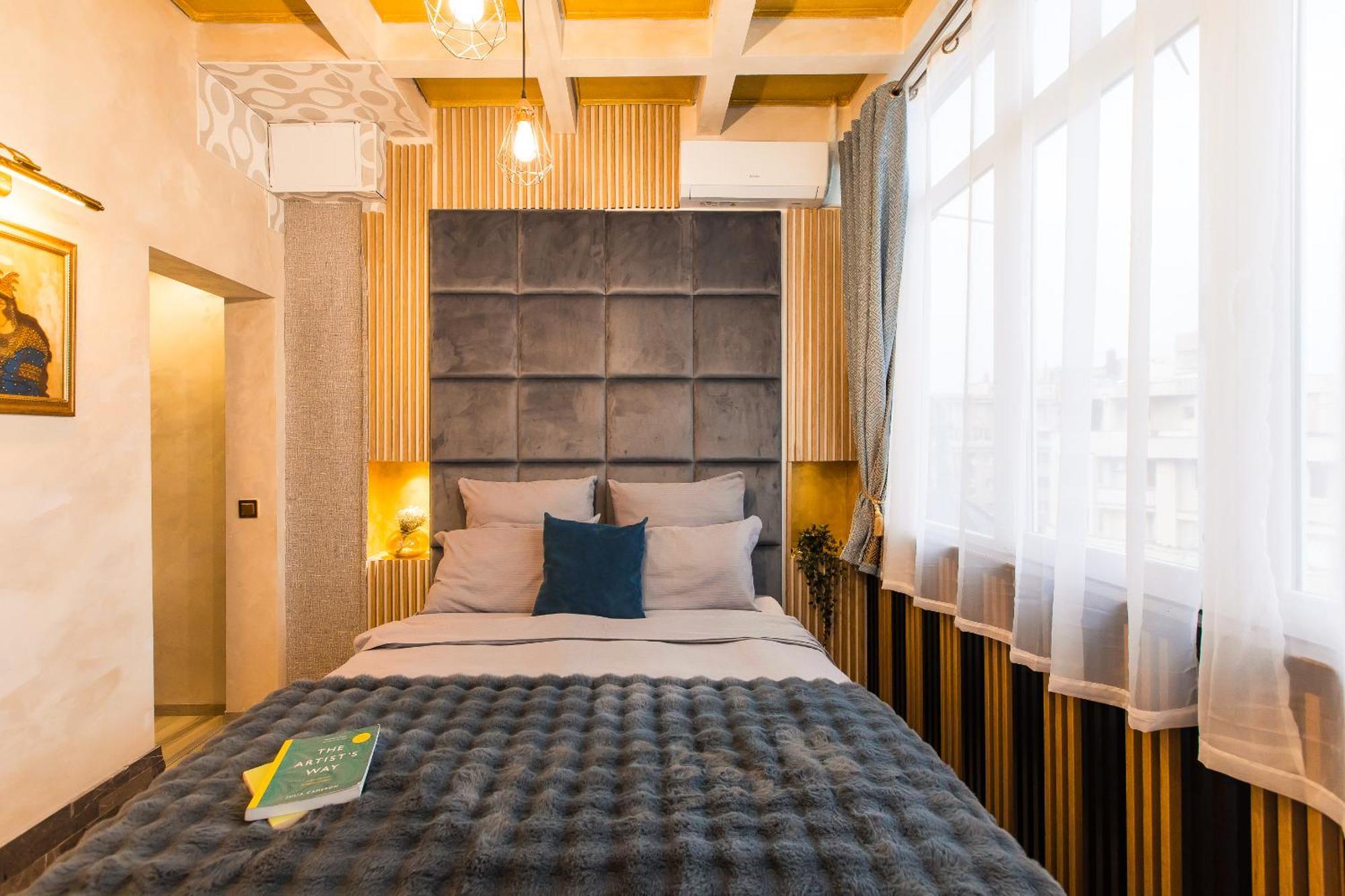 Royalty Apt With City Views On Calea Victoriei Bukarest Exterior foto