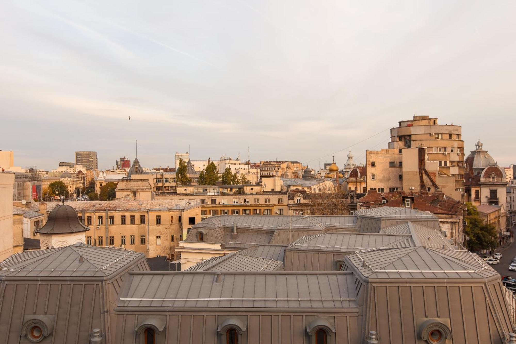 Royalty Apt With City Views On Calea Victoriei Bukarest Exterior foto